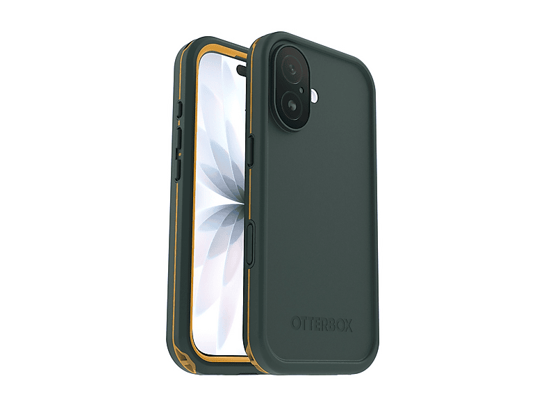 OTTERBOX Frē Series MagSafe Cover per iPhone 17,resistente all’acqua con protezione schermo integrata, 5x norme MIL-STD 810G, Verde