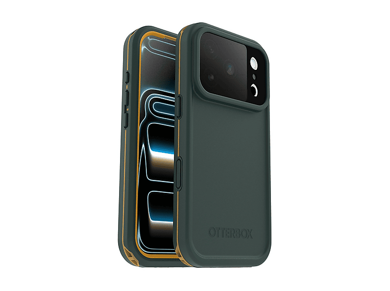 OTTERBOX Frē Series MagSafe Cover per iPhone 17 Pro,resistente all’acqua con protezione schermo integrata, 5x norme MIL-STD 810G, Verde