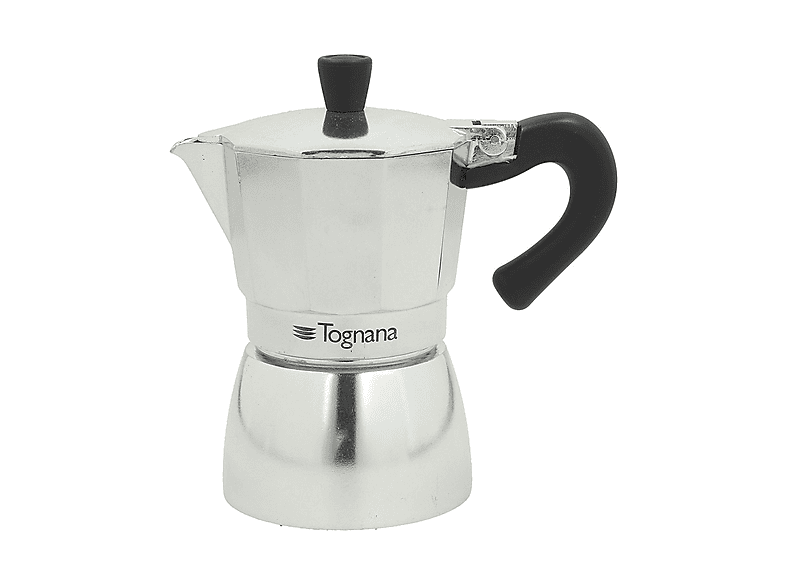 Moka TOGNANA MIRROR, 2 tazze, Adatta a piani cottura gas, Alluminio