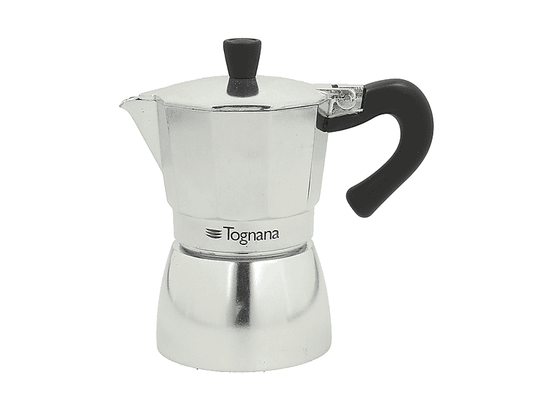 Moka TOGNANA MIRROR, 3 tazze, Adatta a piani cottura gas, Alluminio