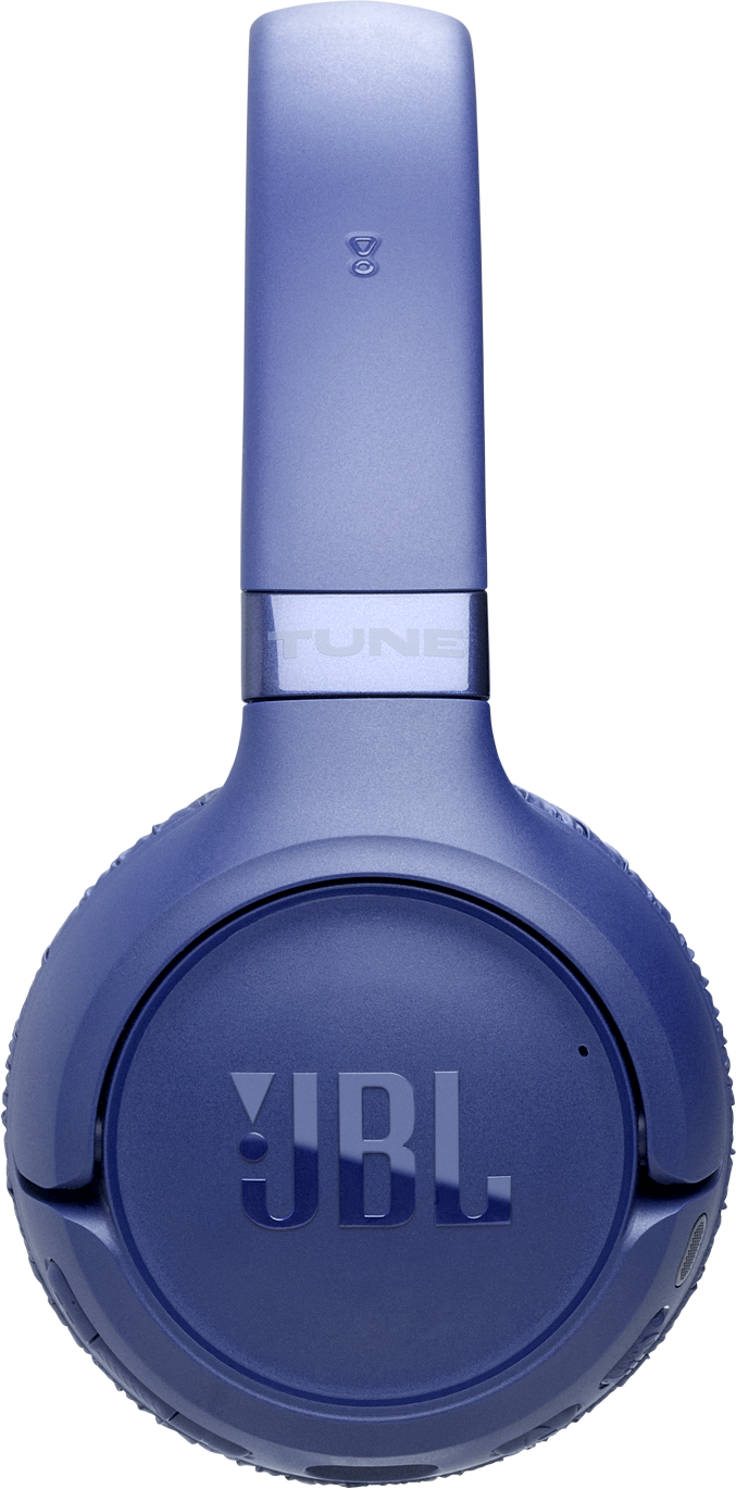 Kék fülhallgató JBL logóval és Tune felirattal.