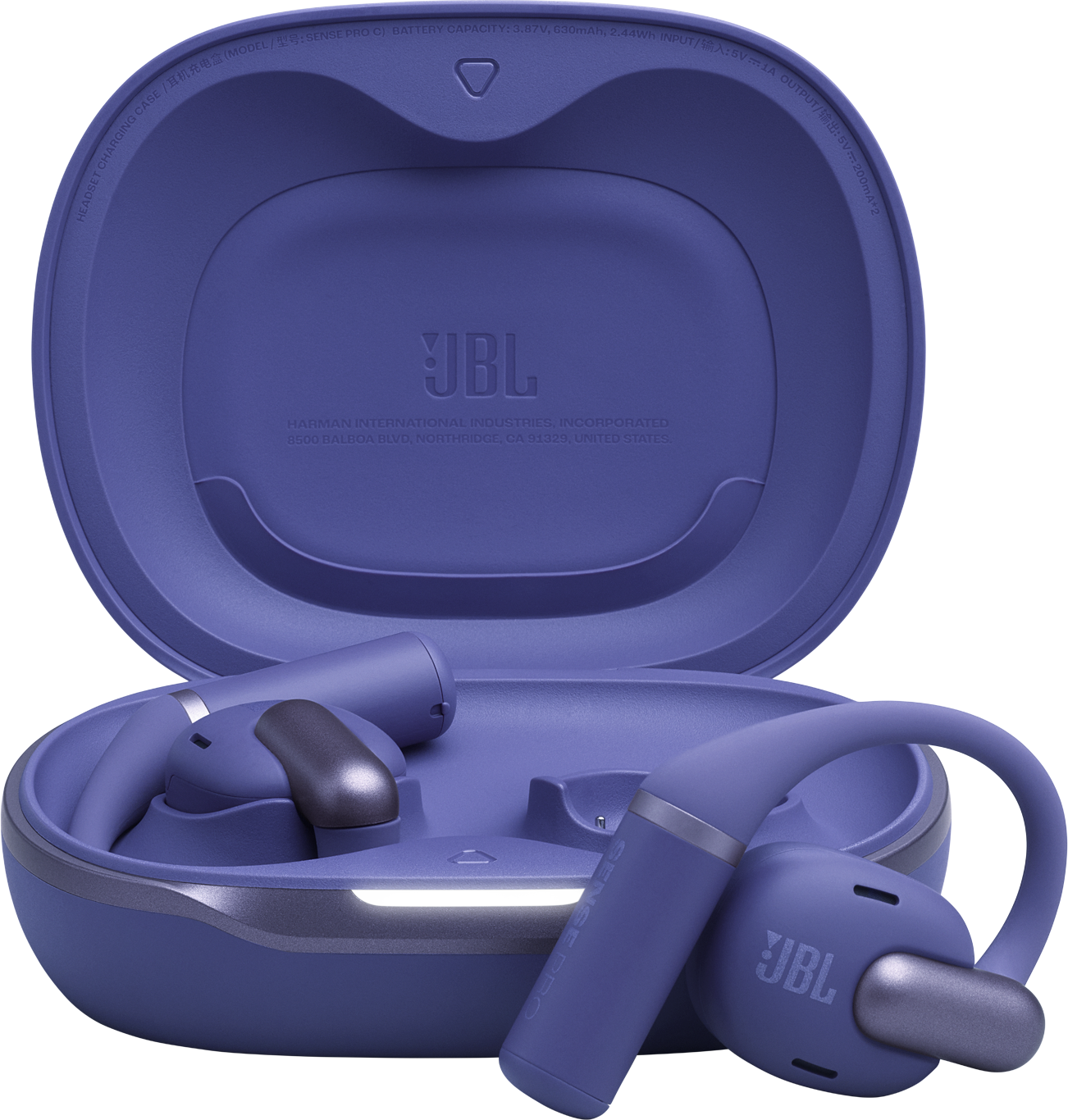 JBL Sense Pro TWS vezeték nélküli nyitott fülhallgató, kék