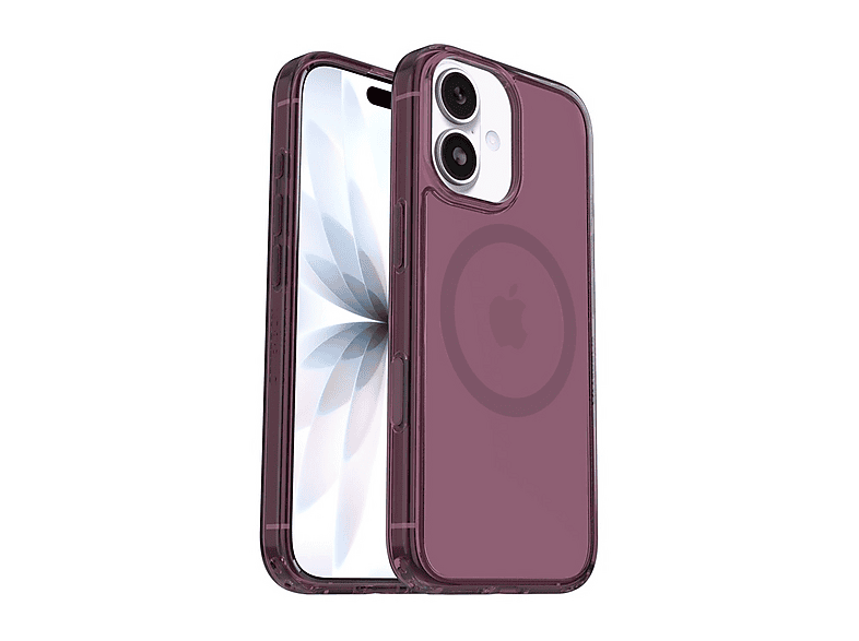 OTTERBOX Symmetry Series Clear MagSafe Cover per iPhone 17,super resistente a shock e cadute,sottile, testata 3x norme MIL-STD 810G, Trasparente/Rosa