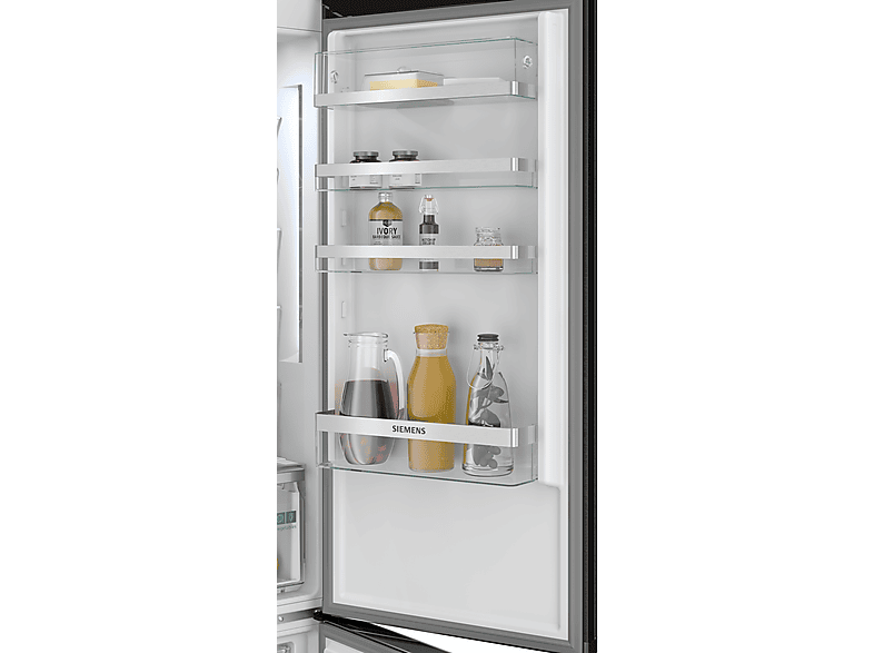 Siemens KG39NAXAG iQ500 Kühl- und Gefrierkombination (A, 363 l, 2030 mm hoch, Standgerät, No Frost (verminderte Eisbildung), Dark inox) — Foto 4 von 5