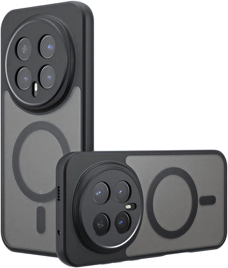 CASE AND PRO Honor Magic 8 Pro mágneses szilikon tok, fekete (MAG-HONM8P-BK)