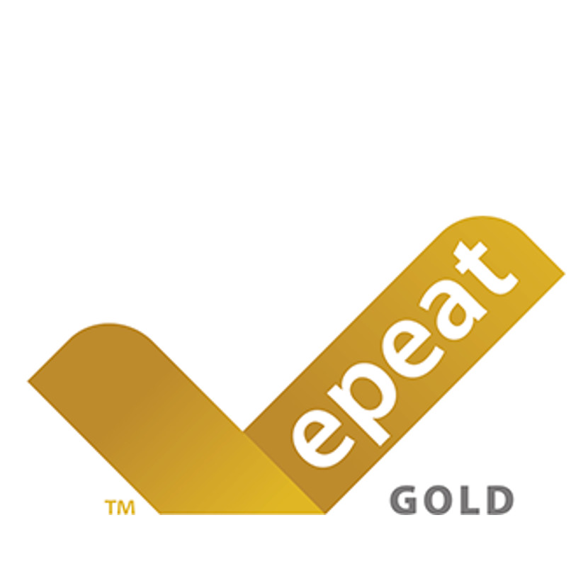 Gold-Siegel mit dem Wort 'epeat' in Weiß auf gelbem Band.