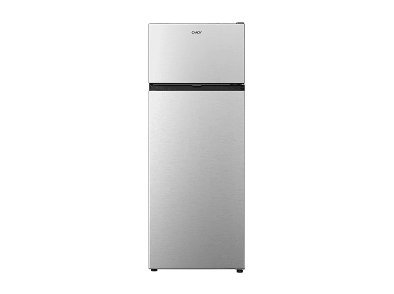 FRIGORIFERO COMBINATO CANDY CNDQ2S514EX, Capacità netta totale 206 l, Rumorosità: 39 dB(A), 4 ripiani, Dimensioni: L 54,5 cm A 143 P 54,6 cm, Inox, Classe E