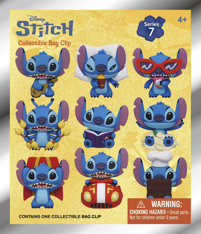 Disney Stitch-Sammelanhänger, Serie 7, mit verschiedenen Figuren.