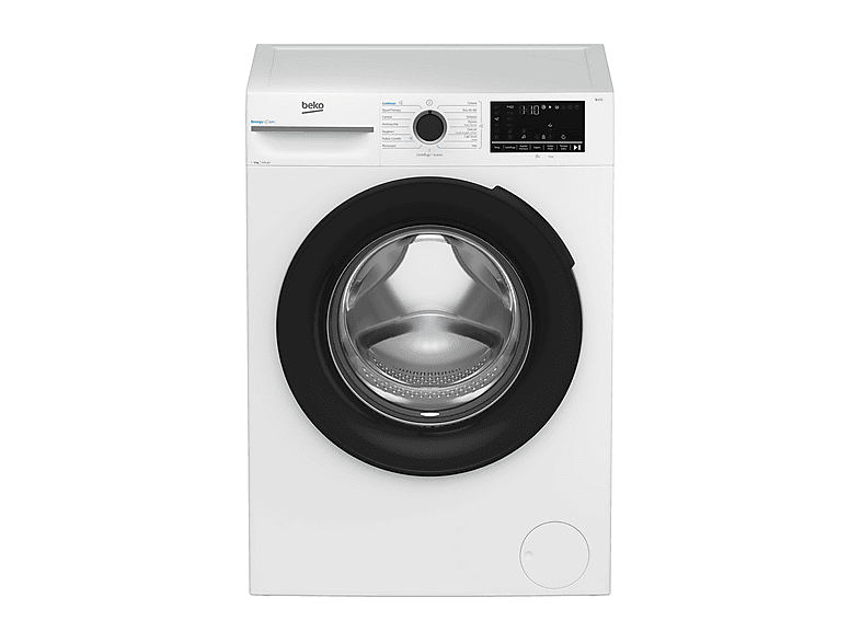 BEKO BMWMW9149DB LAVATRICE, Caricamento frontale, 9 kg, 15 programmi, Profondità 58 cm, Giri 1400 rpm, BIANCO, livello rumorosità centrifuga 72 dB(A), Classe A