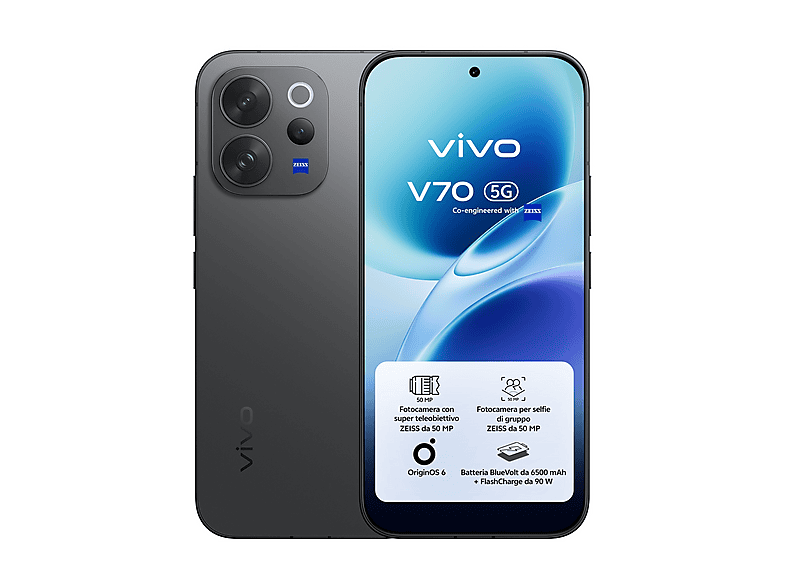 VIVO V70 5G, 512 GB, Black