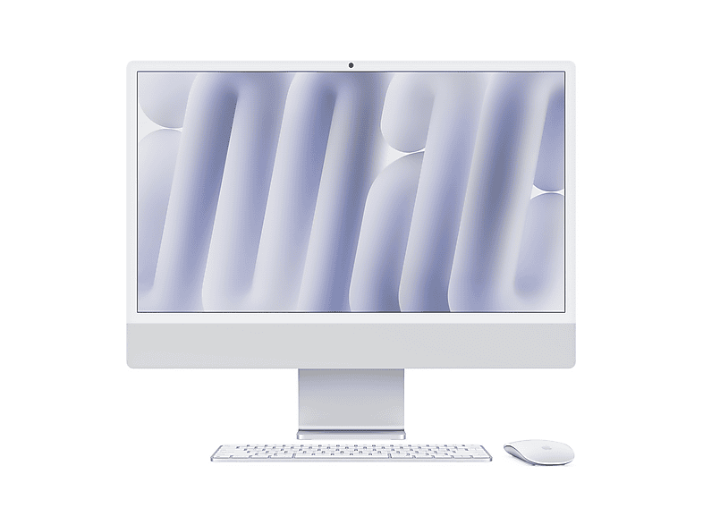 APPLE iMac 24'' CTO con display Retina 4,5K, Chip M4, 8 CPU GPU, 16GB, 256GB Argento Gigabit Ethernet