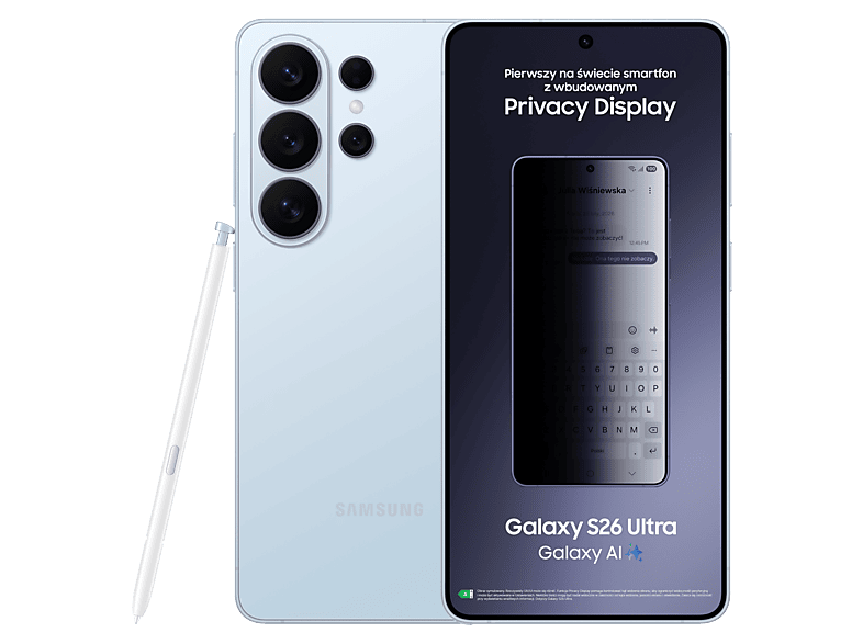SamsungGalaxyS26 Ultra 5G 12/512GB,LBlue – zdjęcie 2
