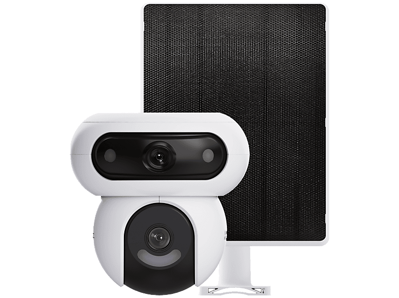 Ezviz HB90x Kit de caméra de sécurité extérieure 4G double objectif avec panneau solaire