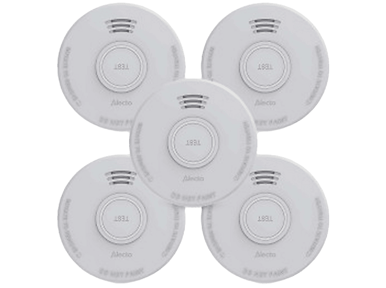 Alecto Sd110 5x Rookmelder White