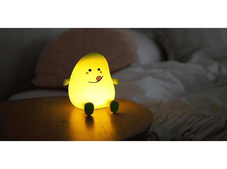 Lampka nocna INNOGIO GIOmango Żółty – zdjęcie 3