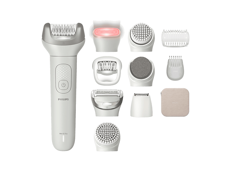 Zestaw pielęgnacyjny depilator PHILIPS Beauty Set 9900 BRE750/00 Beżowy
