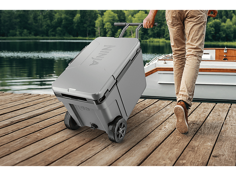 Ninja FB245EUGY FrostVault Kühlbox mit Rädern und Trockenzone (42 l, Grau) — Foto 2 von 5