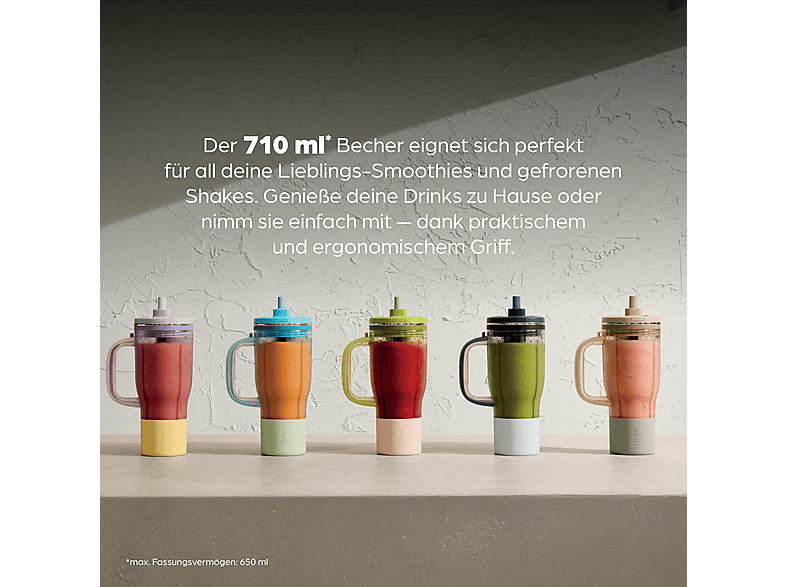 Ninja DB351EUPR BlendBoss To-Go Becher Mixer (Lavendel, 1100 Watt, 650 ml) — Foto 5 von 5