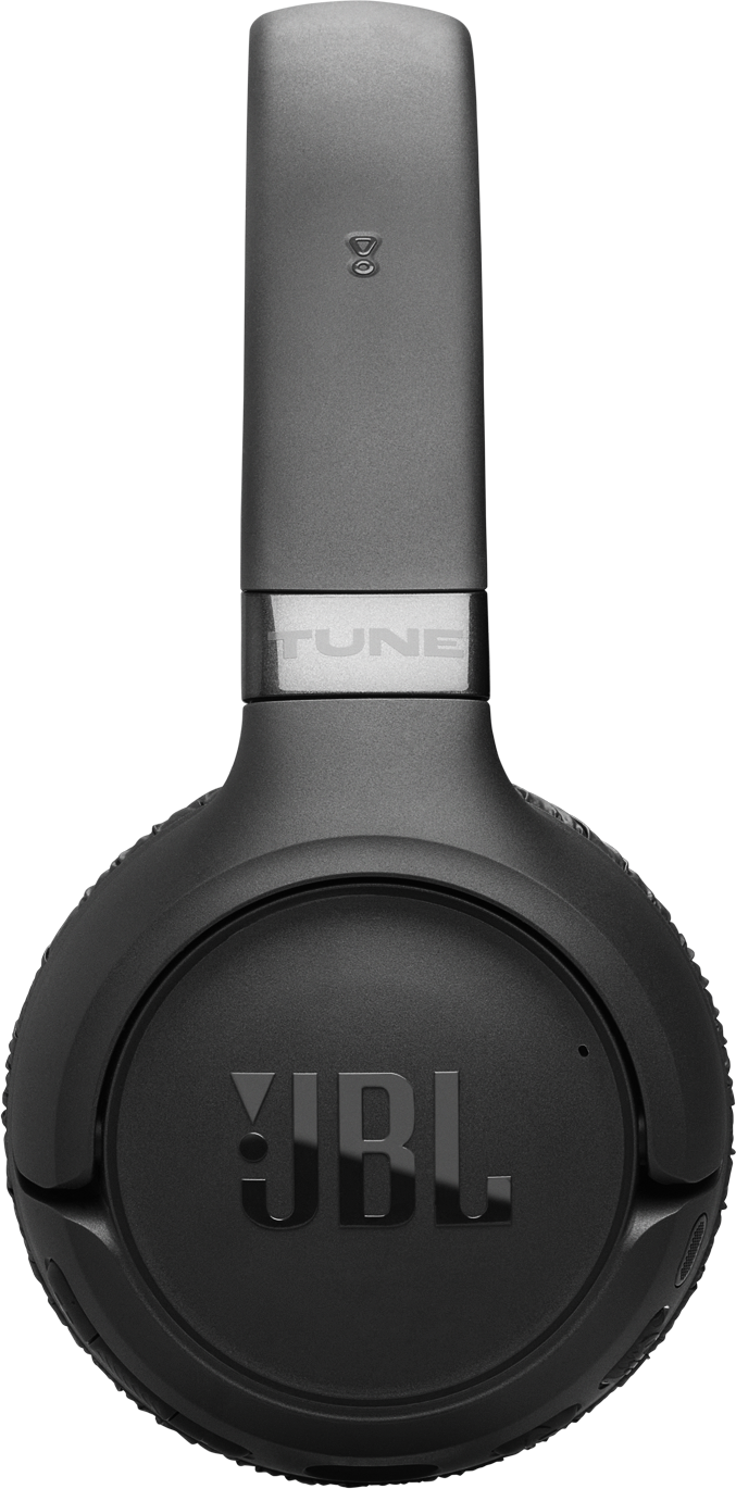 Szürke JBL fejhallgató "TUNE" felirattal és JBL logóval.