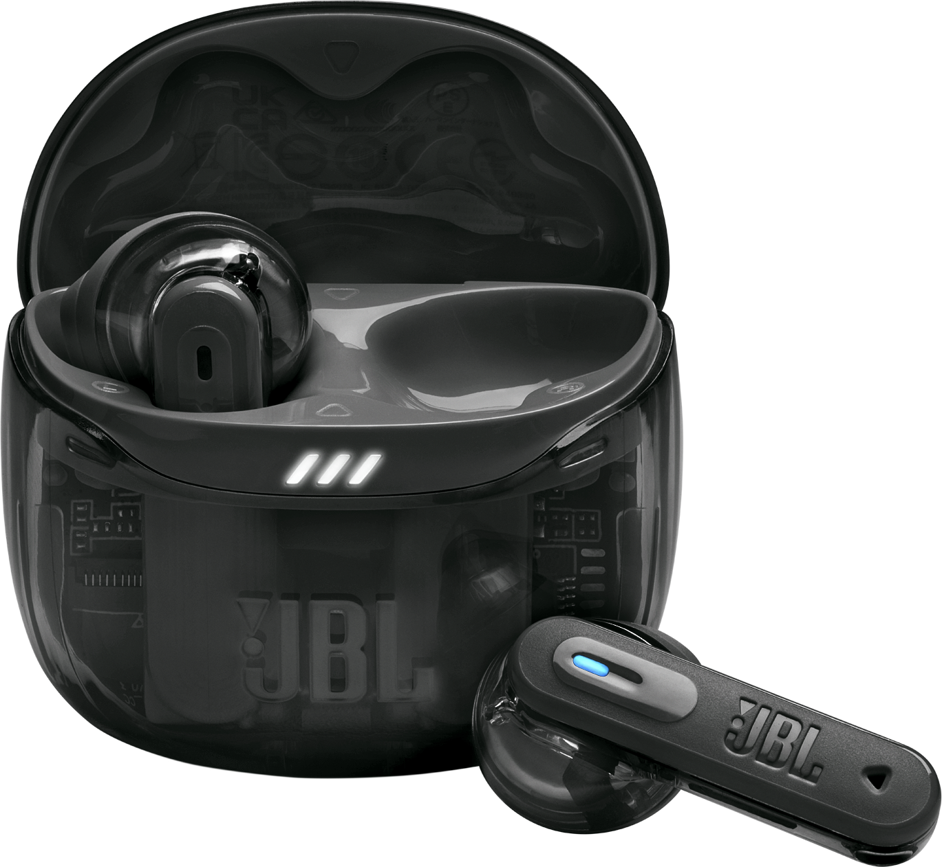 JBL Tune Flex2 Ghost TWS vezeték nélküli fülhallgató, fekete