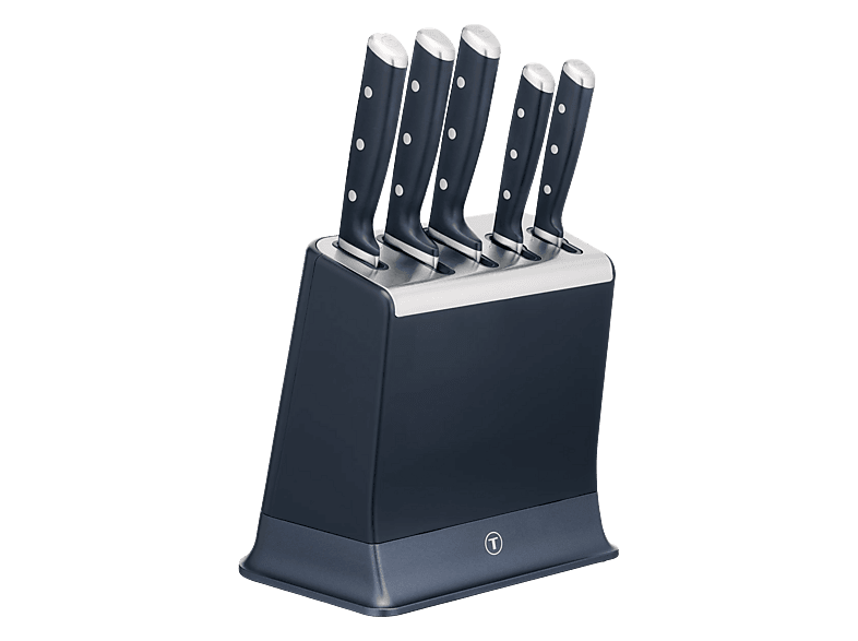 Tefal K297S6 EverSharp Pro 5-teiliges Messer-Set mit selbstschärfendem Messerblock