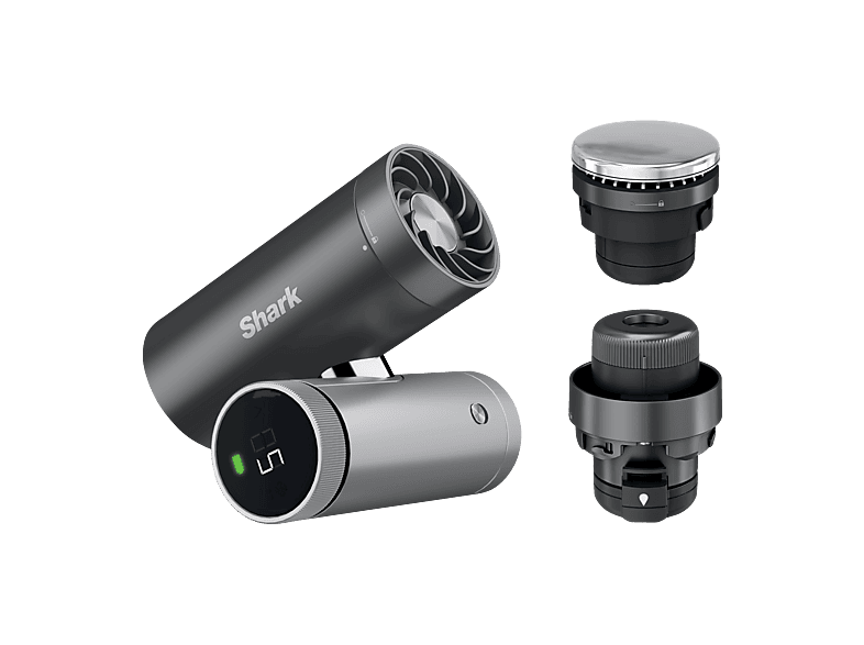 Shark FA022EU ChillPill 3-in-1-Sprühnebel- und InstaChill-System, Handventilator Karbonschwarz (15 Watt, 10 Geschwindigkeitsstufen)
