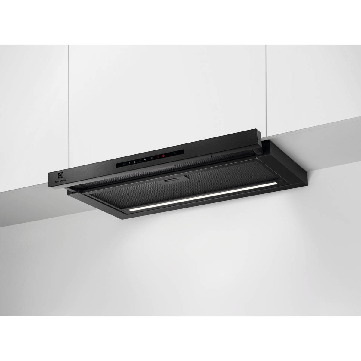 ELECTROLUX LFP716Z Beépíthető teleszkópos páraelszívó 60 cm, fekete, 4 fokozatú, Hob2Hood, Breeze