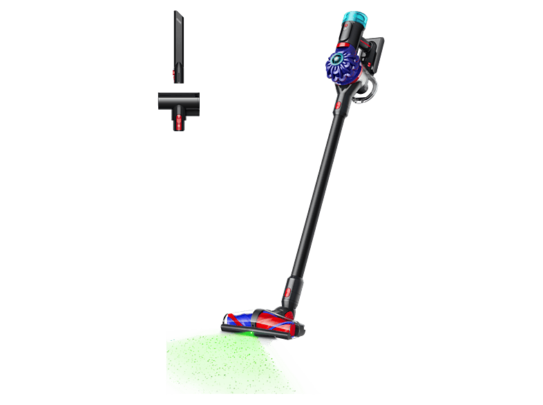 REACONDICIONADO Seminuevo Bueno Aspirador escoba - Dyson V10 Konical™, Potencia succión 150 AW, Autonomía 60 min, Accesorios, Negro