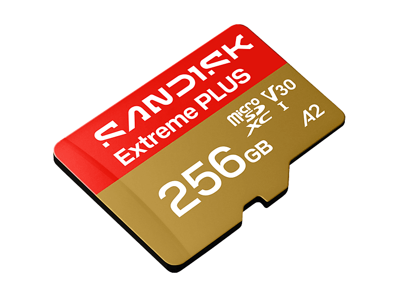 SanDisk microSDXC Extreme Plus UHS-I 256GB Geheugenkaart