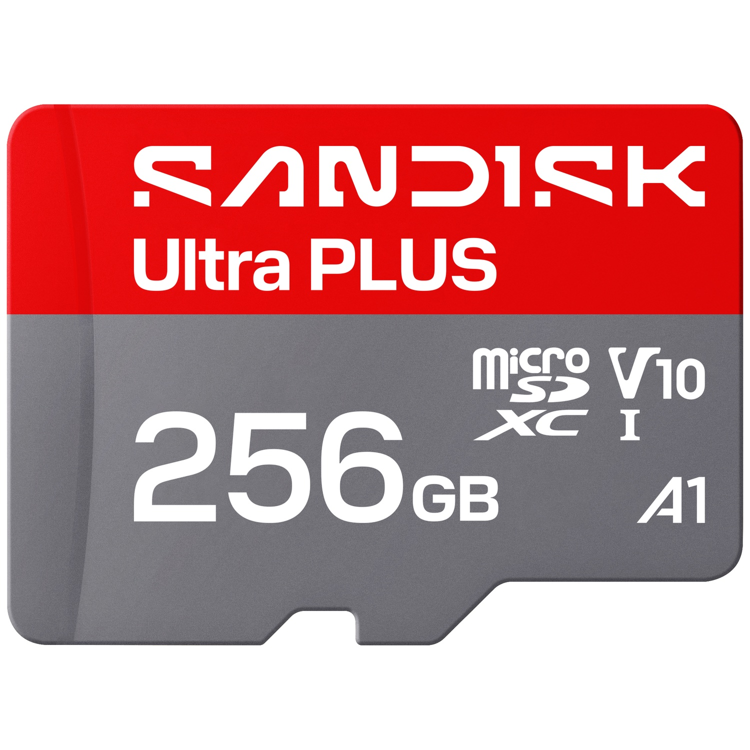 SanDisk Ultra PLUS microSDXC card, 256 GB, A1, V10.