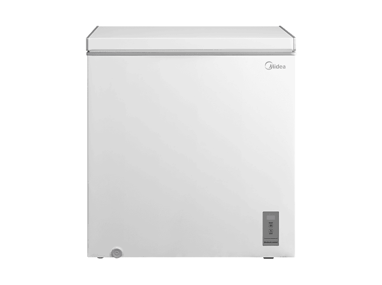 Congelador horizontal - Midea MDRC284FZE01, 198L, 85 cm Altura, Inverter, Temperatura Regulable, Fast Freezing, Blanco