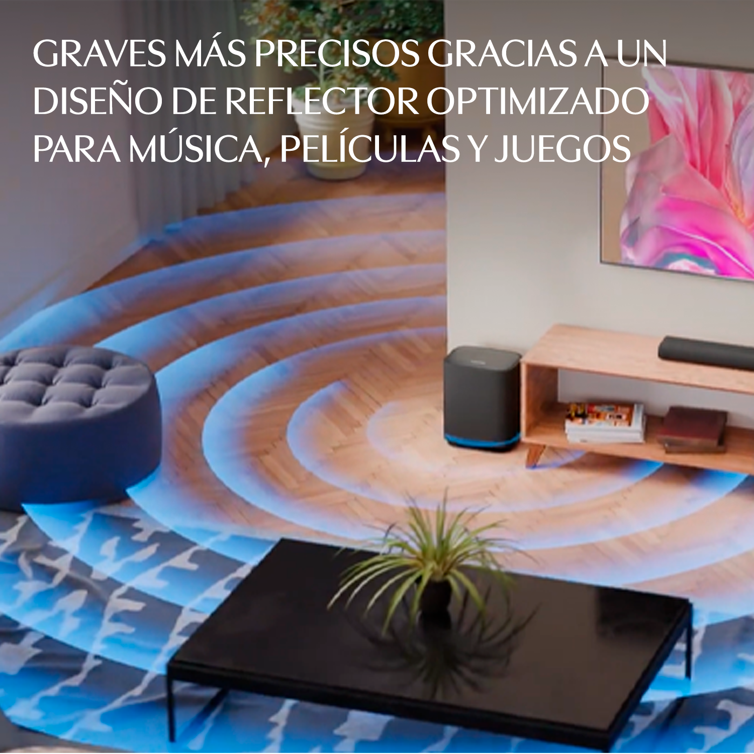 Graves más precisos gracias a un diseño de reflector optimizado para música, películas y juegos
