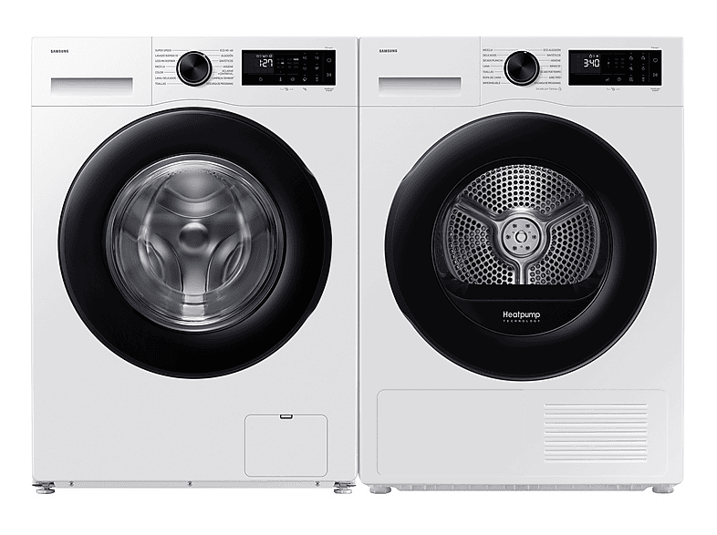 Lavadora carga frontal - Samsung WW10FG5U34AEEC, 10 kg, 1400 rpm, 16 programas, AI EcoBubble™ Clase A, Blanco – imagen 2