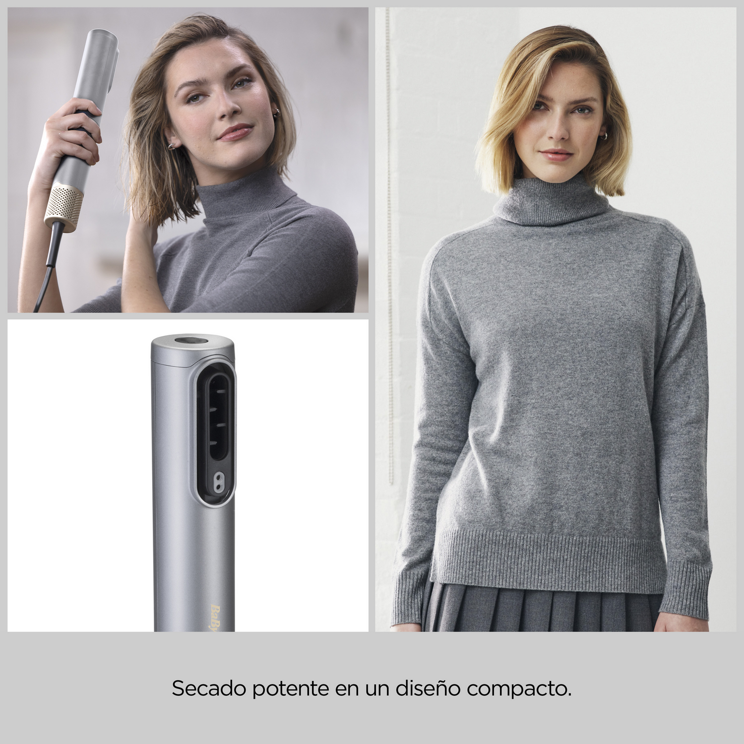 Secado potente en un diseño compacto.