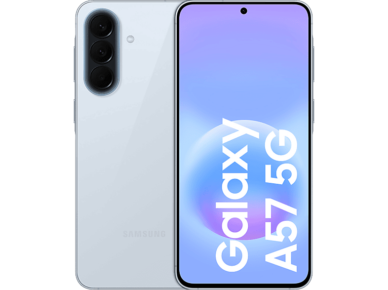 Móvil – Samsung Galaxy A57, Azul Claro, 128 GB, 8 GB RAM, 6.7″ FHD+, Exynos 1680, 5000 mAh, Android 16