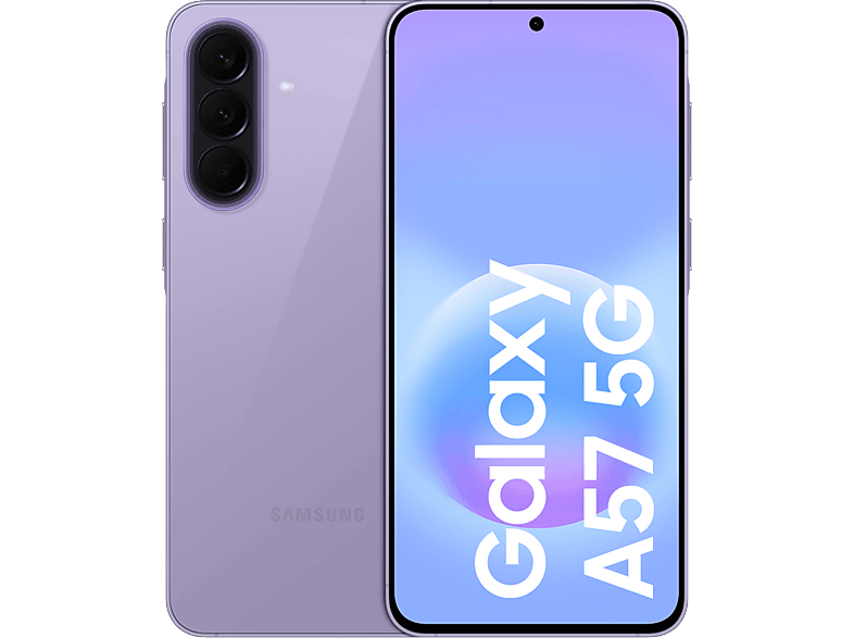 Móvil – Samsung Galaxy A57, Violeta, 256 GB, 8 GB RAM, 6.7″ FHD+, Exynos 1680, 5000 mAh, Android 16
