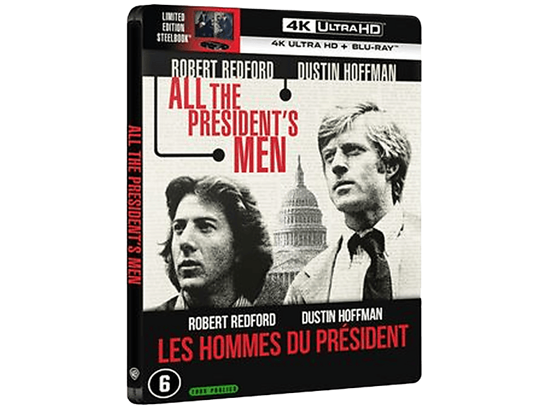 All The President's Men 4K Ultra HD Blu-ray Steelbook