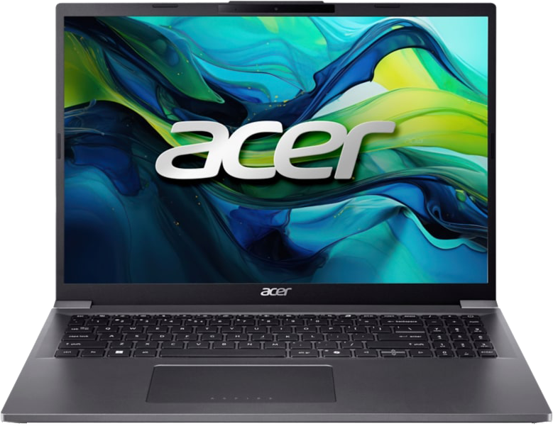 ACER Aspire 16 NX.JEMEU.008 Szürke Laptop (16" WUXGA+ OLED/Core Ultra 7/16GB/1024 GB SSD/DOS)