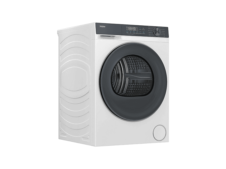 Haier HD80-D637 Wärmepumpentrockner (8 kg, EEK: D, 62 dB(A)), Weiß) — Foto 2 von 5