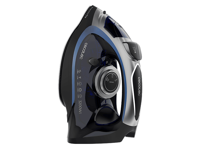 Plancha de vapor - Cecotec IronHero 3200 Vital, W, Suela Turbo Slide, Antigoteo, Cyclo Clean (antical), Smart Auto OFF, Multicolor