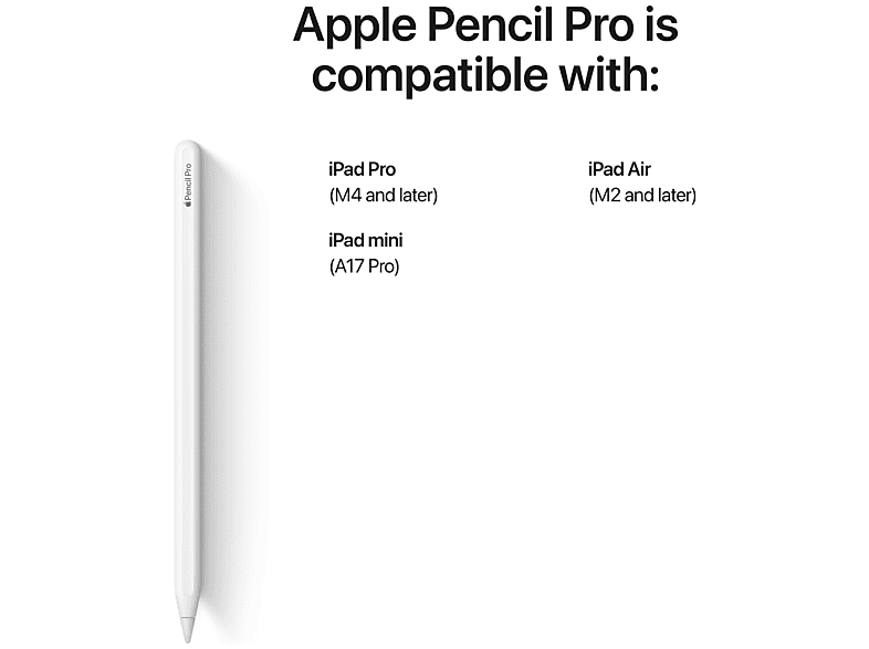 フ*ナ様 Apple Pencil Pro Apple Pencil Pro: Advanced pixel-precise tools, tilt and pressure