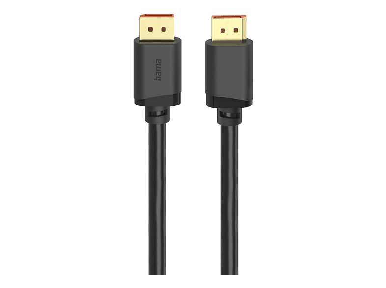 HAMA DP 2.1, Ultra-HD 16K, 80 Gbit/s, DisplayPort-Kabel, 2 m