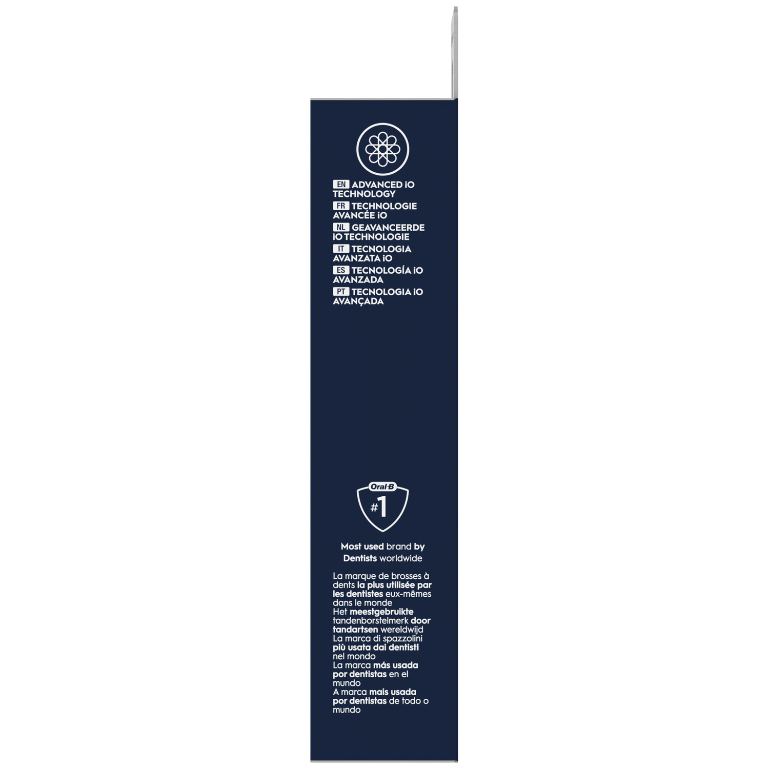 Package with "Advanced IO Technology" and "#1 by Dentists" text.