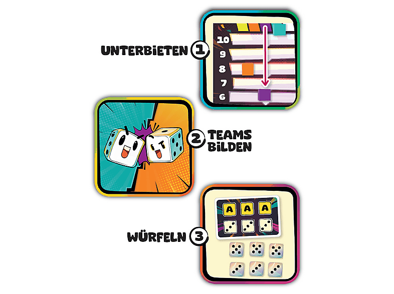 AMIGO Biddle Gesellschaftsspiel Mehrfarbig