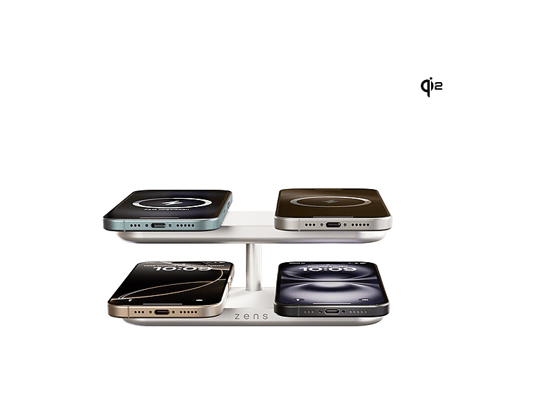 Otterbox Caricatore Wireless Quattro Pro 4 MagSafe e Qi2 15W Adattatore 65W incl