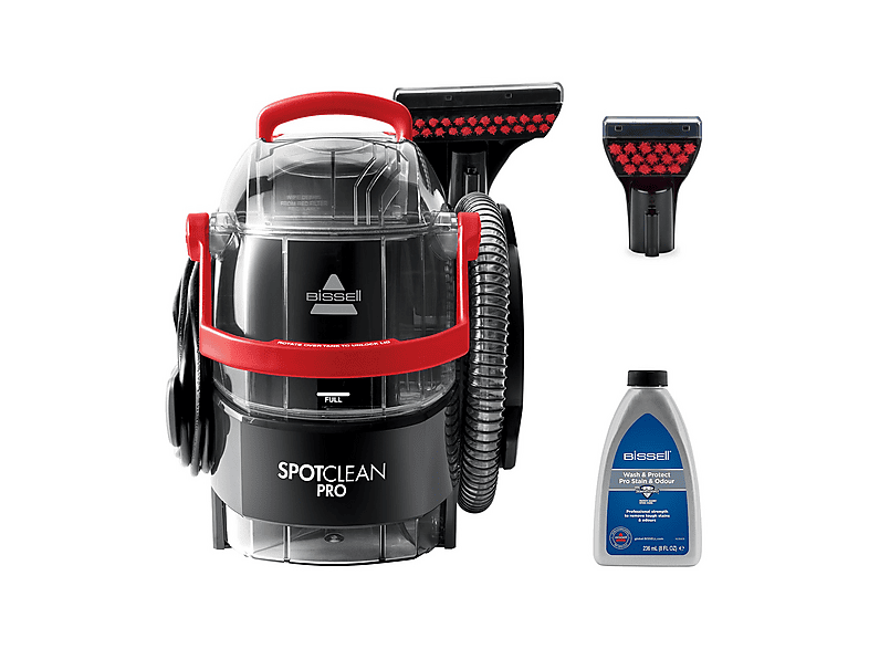 SMACCHIATORE BISSELL SpotClean Professional, Potenza 750 W, Nero/Rosso