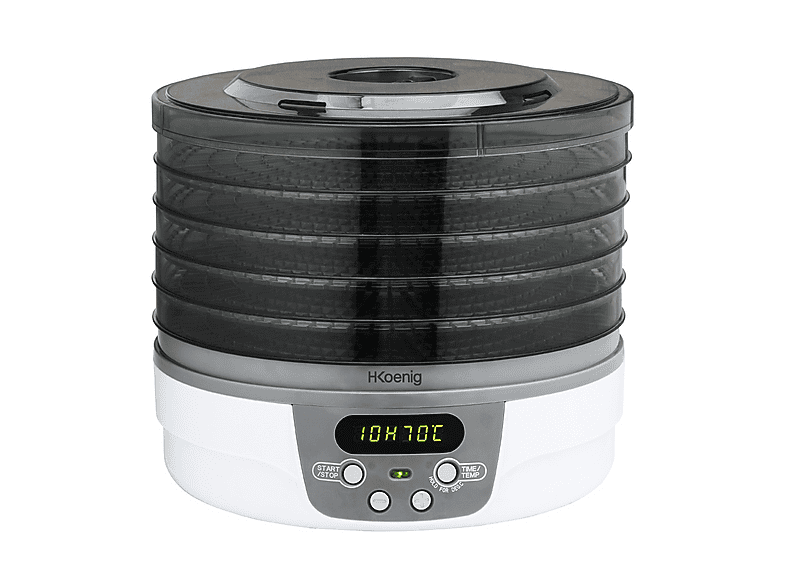 Essicatore H.KOENIG DSY700, Potenza 380 W, 5 vasetti in dotazione