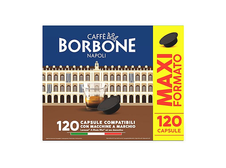 CAFFE' BORBONE Capsule Compatibili sistema A modo Mio Miscela Suprema 120 capsule