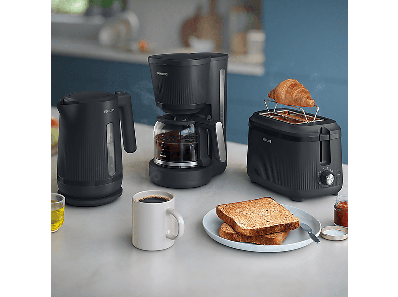 Philips HD2511/90 Series 3000 Toaster (Schwarz, 900 Watt, Schlitze: 2) — Foto 5 von 5