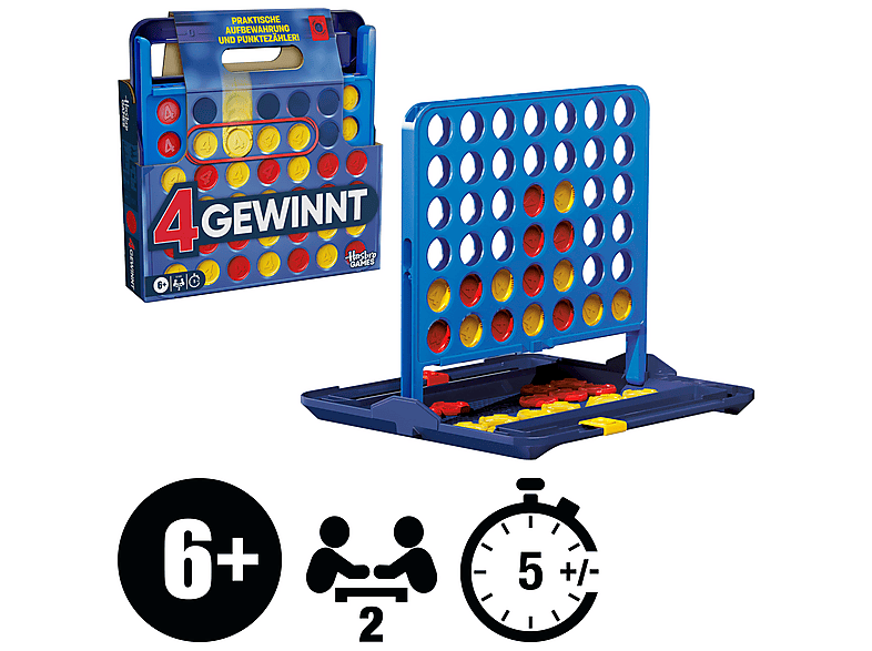 HASBRO GAMING G1500100 4 Gewinnt Familienspiel Mehrfarbig